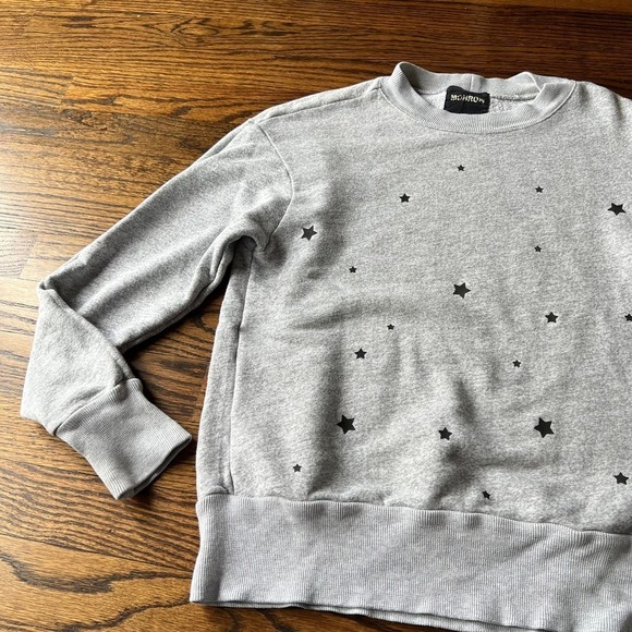 Monrow Stardust Gray Crewneck Sweatshirt - XS - Picture 3 of 10